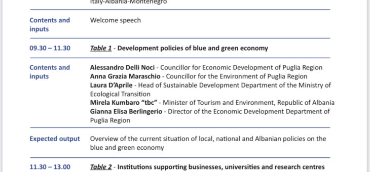 Jadranski Forum – Plava & zelena ekonomija